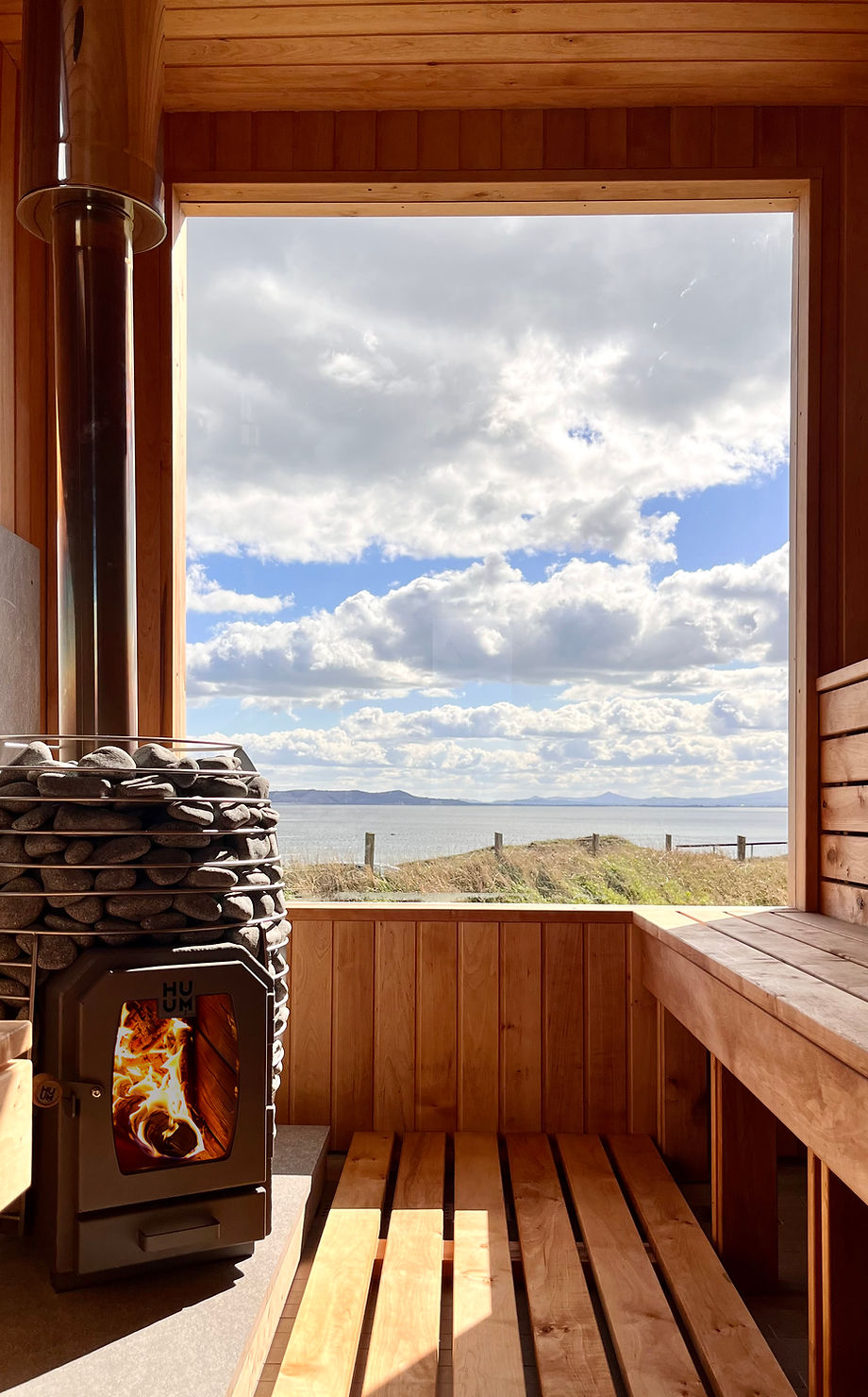 Sauna entry and surroundings